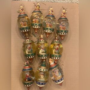 Kirkland Signature Snow Globe Ornaments - 10 Assorted